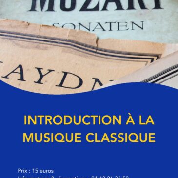 14 Mars – Introduction à la musique classique
